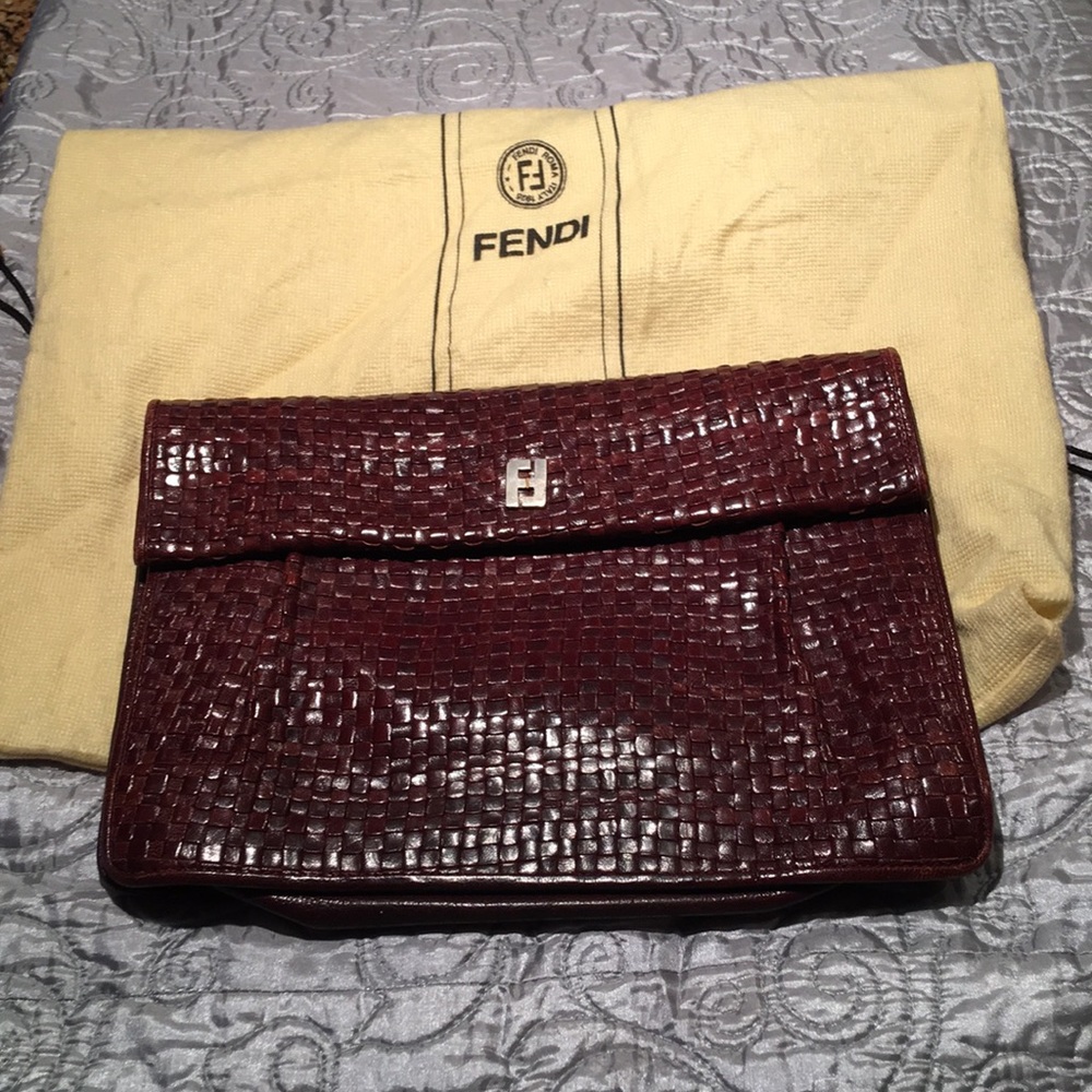 Vintage Fendi Roma Weaved Purse